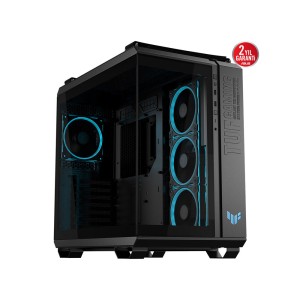 ASUS TUF Gaming GT502 Horizon 4xARGB Fanlı 1xType C Panoromik Mid Tower Siyah Gaming Kasa