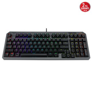 ASUS TUF GAMING K3 GEN II Aura SYNC RGB IP57 Optik-mekanik RGB Switch Gaming Klavye
