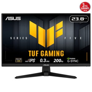 ASUS TUF GAMING VG249Q5A 23.8" FULL HD 1920x1080 0.3ms 200HZ FAST IPS Adaptive-Sync GAMING MONITOR
