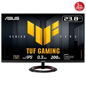 ASUS TUF GAMING VG249Q5R 23.8" 0.3ms 1920x1080 200HZ FAST IPS FreeSync GAMING MONITOR