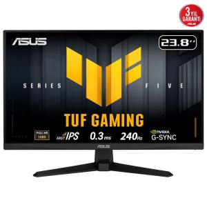 ASUS TUF GAMING VG249QM5A 23.8" 1920x1080 0.3ms 240HZ FAST IPS G-Sync GAMING MONITOR