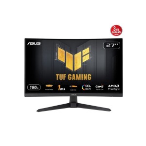 ASUS TUF GAMING VG27VQ3B 27" 1ms 180Hz (1920x1080) VA FreeSync Kavisli MONİTÖR