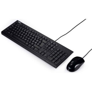 ASUS U2000 Multimedya Özellikli Kablolu Türkçe F Klavye Mouse Set