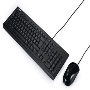 ASUS U2000 Multimedya Özellikli Kablolu Türkçe Q Klavye Mouse Set