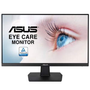 ASUS VA247HE 23,8" 75 Hz 5 Ms VA Freesync HDMI DVI VGA Eyecare Flicker-Free Çerçevesiz Monitör