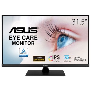ASUS VP32AQ 31.5" IPS 2560x1440 5ms 75Hz 350cd DP EyeCare Plus Flıcker-Free Çerçevesiz Monitör