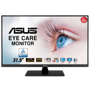 ASUS VP32UQ 31,5" 4 Ms IPS 4K UHD 3840x2160 Adaptive-Sync Eyecare SRGB  HDR10 Monitör