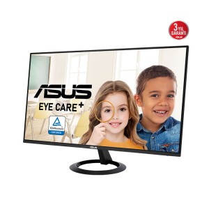 ASUS VZ24EHF 23.8 IPS 1920x1080 1ms 100Hz 250cd FREESYNC HDMI Vesa EyeCare Flıcker-Free Çerçevesiz Ultra Slım Monitör