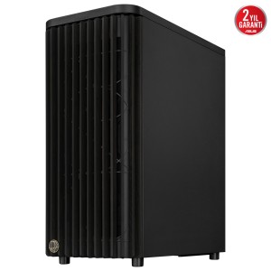 ASUSP ROART PA401 Wood Edition Metal Siyah 2x160mm Fanlı Temperli Camlı ATX Bilgisayar Kasası