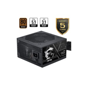 MSI MAG A750BN PCIE5 III 750W 80Plus Bronze PCIe CEM 5.1 / ATX 3.1 Güç Kaynağı