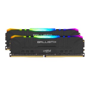 Crucial Ballistix 16 GB (2x8GB) DDR4 3200MHz CL16 Siyah RGB Ram