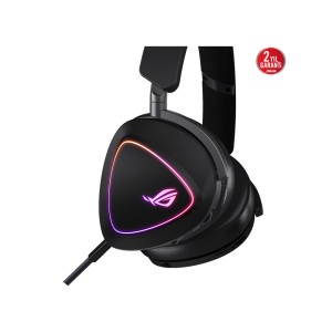 ASUS ROG DELTA II ROG SpeedNova 2.4 GHz/BT Kablosuz RGB Siyah Gaming Kulaklık