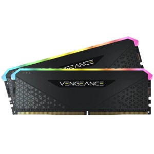 CORSAIR 16GB (2 x 8GB) Vengeance RGB DDR4 3600MHz CL18 Dual Kit PC Ram