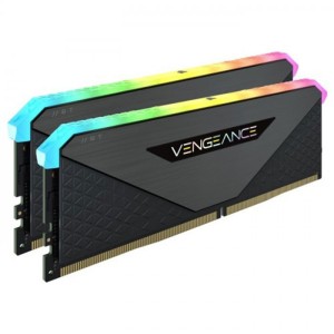 CORSAIR 16GB (2 x 8GB)  Vengeance Siyah RGB DDR4 DRAM 3200MHz CL16 Dual Kit PC Ram
