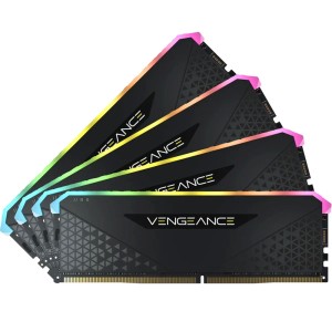CORSAIR 32GB (4 x 8GB) Vengeance RGB DDR4 3200MHz C16 Pc Ram