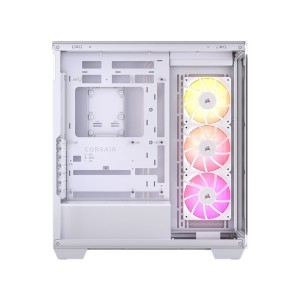 CORSAIR 3500X 4xRS120 ARGB Fanlı Temperli Camlı + RM850e 80+ Gold Mid-Tower Beyaz Bilgisayar Kasası-CC-9900048-EU