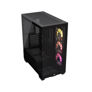 CORSAIR 3500X ARGB Temperli Camlı Mid-Tower Siyah Bilgisayar Kasası-CC-9011278-WW