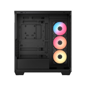 CORSAIR 3500X RM850e 850W 80+Gold 3x120mm Reverse ARGB 1x RS120 Arka Fanlı Temperli Camlı Siyah (CC-9900074-EU) Bilgisayar Kasası