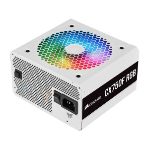 CORSAIR CX750F 750W Tam Moduler 80 Plus Bronze Beyaz RGB PSU