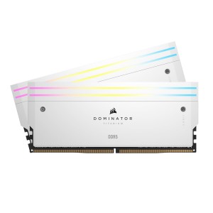 CORSAIR DOMINATOR TITANIUM RGB 32GB (2x16GB) 7000Mhz CL34 DDR5 INTEL XMP BEYAZ Ram-CMP32GX5M2X7000C34W