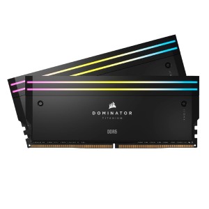 CORSAIR DOMINATOR TITANIUM RGB 96GB (2x48GB) DDR5 6600Mhz CL32 XMP Ram-CMP96GX5M2B6600C32