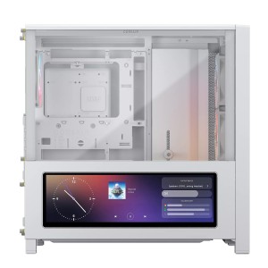 CORSAIR FRAME 4000D LCD RS ARGB Fanlı LCD Ekranlı Mid-Tower CC-9011327-WW Beyaz Bilgisayar Kasası