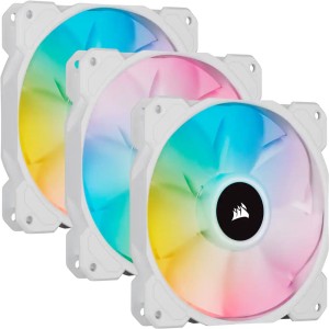 CORSAIR ICUE SP120 RGB Elite Performance 120mm 3 lü Paket Beyaz PWM Fan