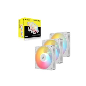CORSAIR RS Serisi RS120 Reverse ARGB Beyaz 120MM PWM 3'lü Fan Kiti-CO-9050197-WW