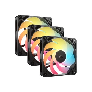 CORSAIR RS Serisi RS120 Reverse ARGB Siyah 120MM PWM 3'lü Fan Kiti-CO-9050196-WW