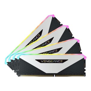 CORSAIR VENGEANCE RGB 32GB (4x8GB) DDR4 3200 MHz CL16 Beyaz Pc Ram