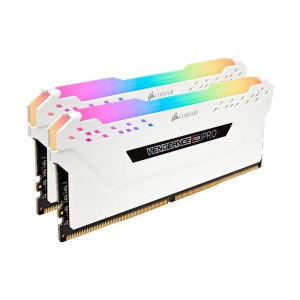 CORSAIR Vengeance RGB PRO 16GB (2x8GB) DDR4 2666MHz CL16 CMW16GX4M2A2666C16W Beyaz Ram