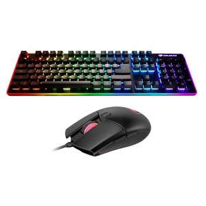 COUGAR DEATHFIRE EX Sessiz Hibrit Mekanik Gaming Klavye & Mouse Set