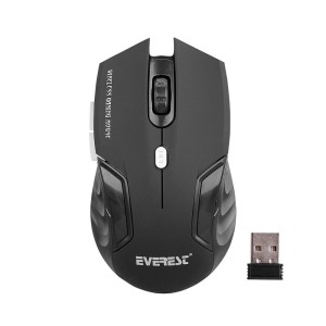 Everest KM-230 1600 Dpi Usb Siyah 2.4Ghz Optik Kablosuz Mouse