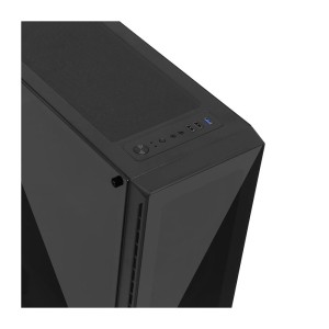 FRİSBY FC-9355G 600W 80Plus Bronze 4x120mm Rainbow Fanlı Temperli Camlı Gaming Kasa