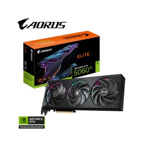 GIGABYTE AORUS GeForce RTX 5060 Ti ELITE 16G 16GB GDDR7 DLSS 4 128Bit GV-N506TAORUS E-16GD NVIDIA Ekran Kartı