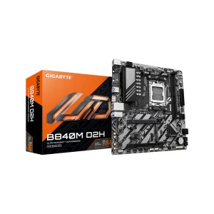 GIGABYTE B840M D2H AMD Ryzen B840 AM5 Soket  7600(O.C.) mATX Anakart