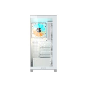 GIGABYTE C500 PANORAMIC STEALTH ICE 4 xARGB Fanlı Temperli Camlı Mid Tower Bilgisayar Kasası-GB-C500PI ST