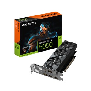 GIGABYTE GeForce RTX 5050 OC Low Profile 8G GDDR6 8GB 128Bit DLSS 4 NVIDIA Ekran Kartı-GV-N5050OC-8GL