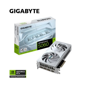 GIGABYTE GeForce RTX 5060 EAGLE OC ICE 8G GDDR7 8GB 128Bit DLSS 4 GV-N5060EAGLEOC ICE-8GD NVIDIA Ekran Kartı