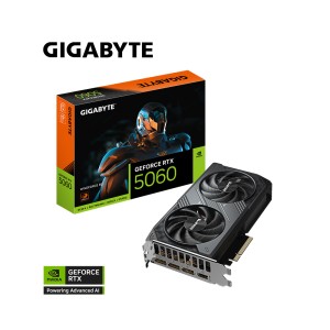 GIGABYTE GeForce RTX 5060 WINDFORCE 8G GDDR7 8GB 128Bit DLSS 4 GV-N5060WF2-8GD NVIDIA Ekran Kartı