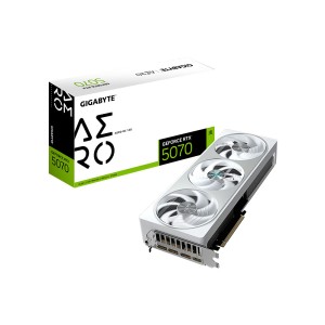 GIGABYTE GeForce RTX 5070 AERO OC 12G GDDR7 12GB 192Bit DLSS 4 NVIDIA Ekran Kartı-GV-N5070AERO OC-12GD