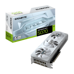 GIGABYTE GeForce RTX 5070 EAGLE OC ICE SFF 12G GDDR7 RGB 12GB 192Bit DLSS 4 GV-N5070EAGLEOC ICE-12GD NVIDIA Ekran Kartı