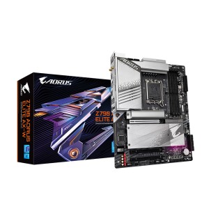 GIGABYTE Z790 AORUS ELITE AX-W Soket 1700 Intel Z790 DDR5 7600MHz (O.C.) ATX Anakart