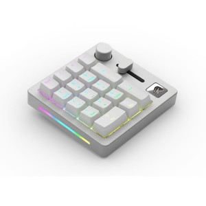 Glorious GMMK Fox Lineer Switch RGB BT 5.0 Beyaz Kablosuz Numpad
