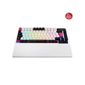 ASUS ROG Azoth X %75 RGB ROG NX V2 Mekanik Switch OLED Ekran Kablolu/Kablosuz Türkçe Gaming Klaye ASUS ROG Azoth X %75 RGB ROG NX V2 Mekanik Switch OLED Ekran Kablolu/Kablosuz Türkçe Gaming Klaye