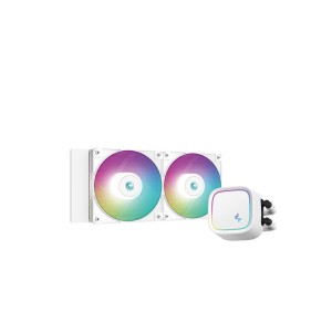 DeepCool LE520 WH ARGB Fanlı Siyah 240mm AM5/LGA1700 Beyaz Sıvı Soğutma DeepCool LE520 WH ARGB Fanlı Siyah 240mm AM5/LGA1700 Beyaz Sıvı Soğutma
