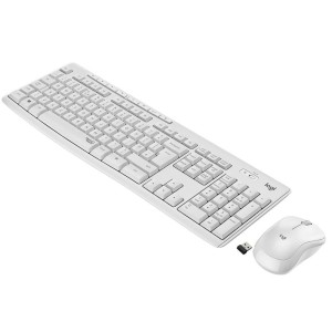 LOGITECH MK295 Beyaz Kablosuz Klavye Mouse Seti
