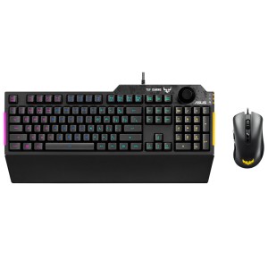 ASUS TUF GAMING COMBO K1 / M3 Aura SYNC Türkçe Q RGB Gaming Klavye Mouse Set 