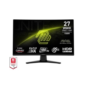 MSI 27 MAG 274CQF 2560x1440 (WQHD) CURVED 1500R RAPID VA 180HZ 0.5MS (GTG) ADAPTIVE-SYNC SIYAH GAMING MONITOR