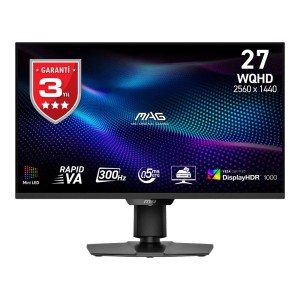 MSI 27 MAG 274QPF X30MV 300Hz 0.5Ms FLAT RAPID VA Mini-LED  (Min.) WQHD, Adaptive -Sync Pivot Gaming Monitör